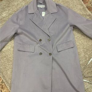 Nine West Women's Soft Purple Trench Coat